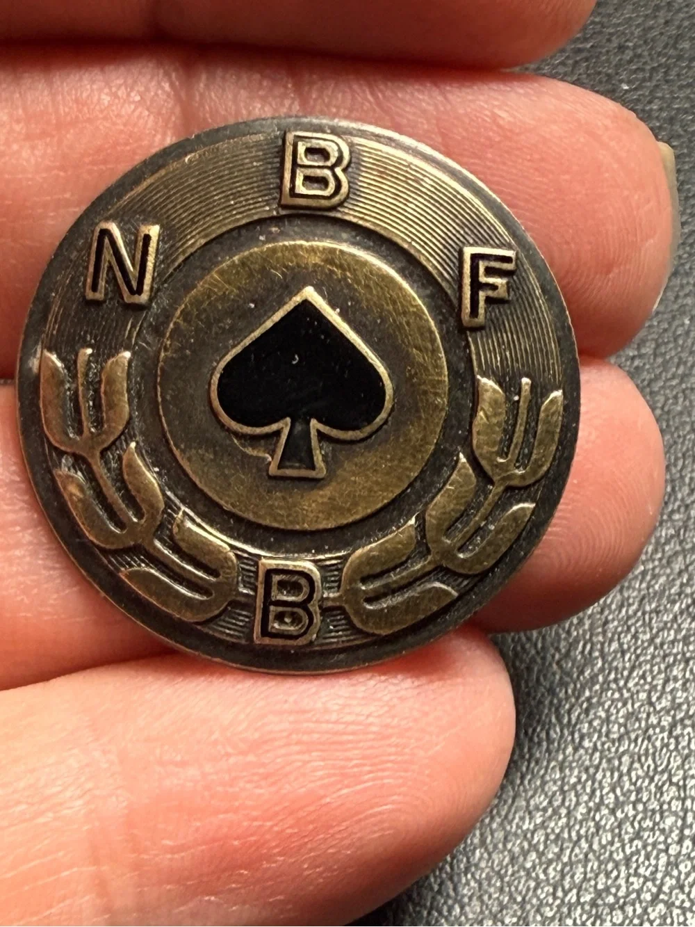 40s DAVID ANDERSEN OSLO 925 S Norwegian Badminton Association Commemorative PIN